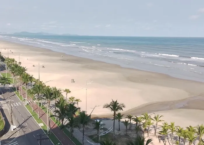 Apartamento Praia Grande Novo Frente Mar Pe Na Areia