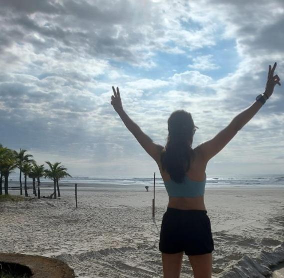 Grande Novo Frente Mar Pe Na Areia *